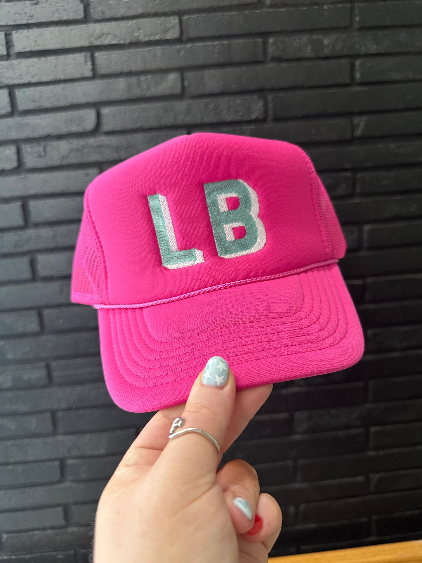 Custom Initial Trucker Hat